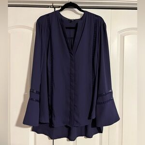The Limited bell sleeve blouse - royal purple